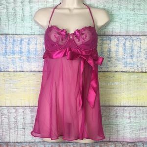 Victoria's Secret Very Sexy Pink Halter Babydoll